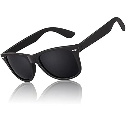 LINVO Polarised Sunglasses for Men Women UV Protection Shades 80's Retro Style Design Driving Cycling Sports Fishing Travel Sun glasses