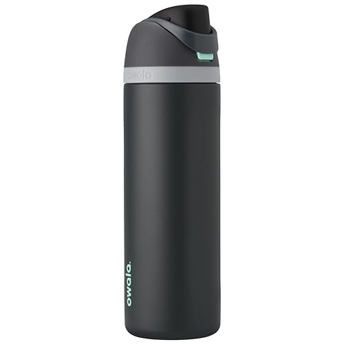 Owala FreeSip Insulated Stainless Steel Water Bottle, 710ml, Foggy Tide